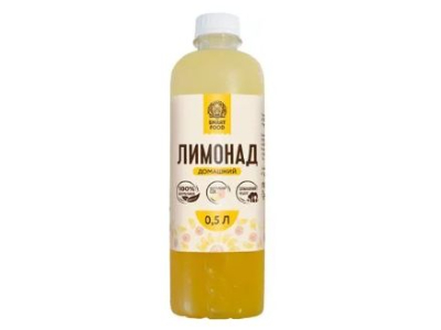 Лимонад, \Smart food\, апельсин, лимон, 500мл